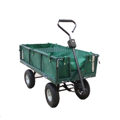 1840A Steel mesh 4 Wheels Folding Wagon Beach