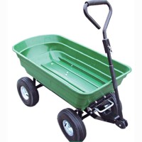 Heavy Duty Plastic Wheelie Garden Dump Cart